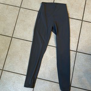 Born primitive inspire leggings, gunmetal grey, 23” inseam